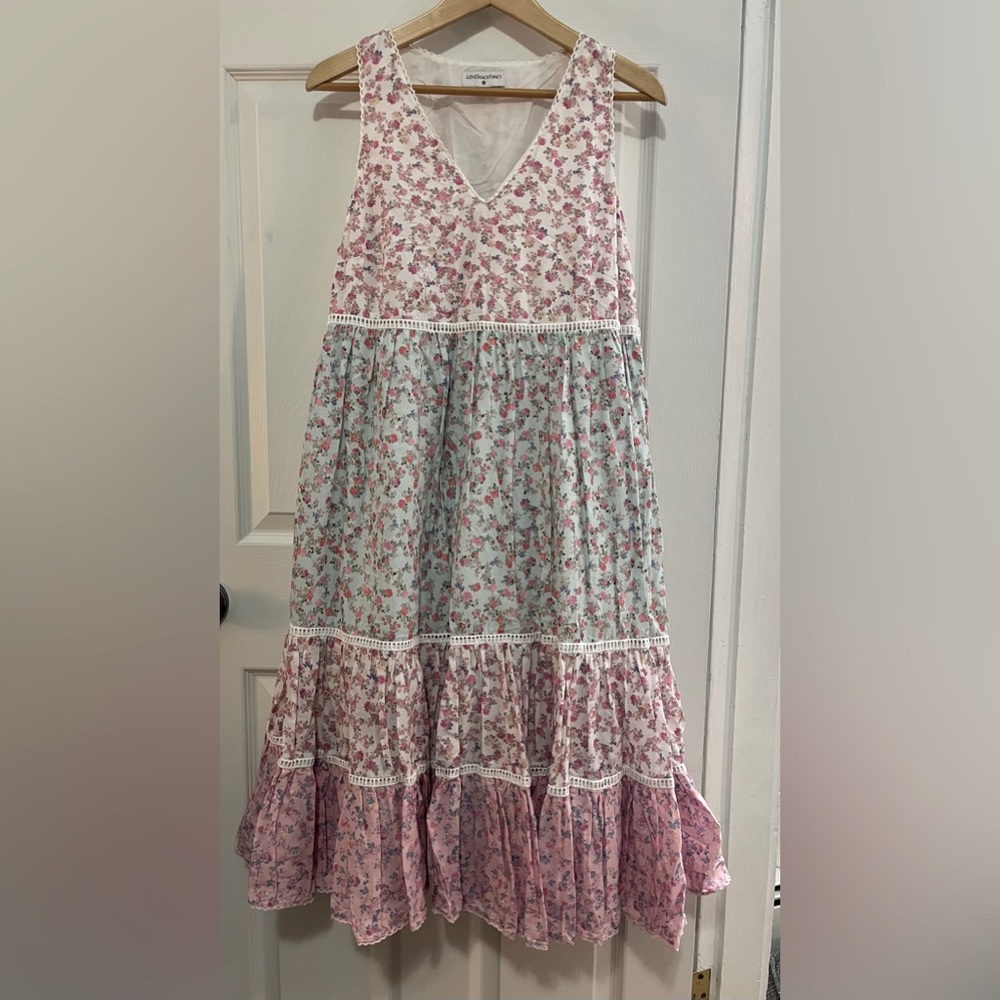 LoveShackFancy x Target Floral Tiered Dreaa